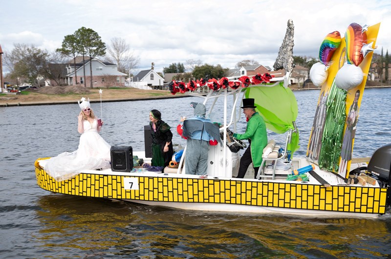 Krewe of Bilge Mardi Gras Boat Parade Photo