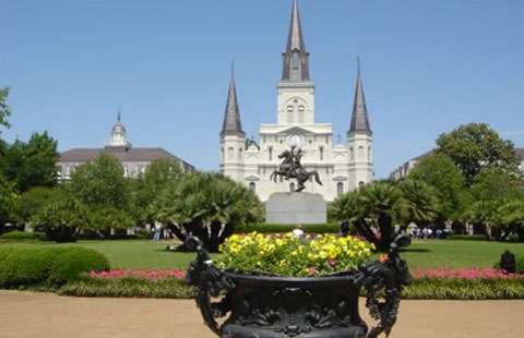 Jackson Square in the French Quarter.
