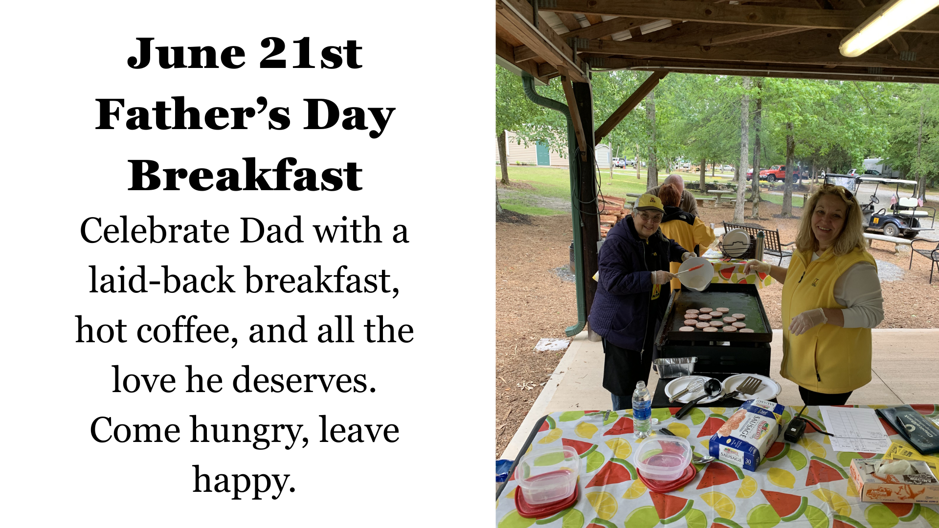 Father's Day Breakfast - A Care Camps Fundraiser Photo