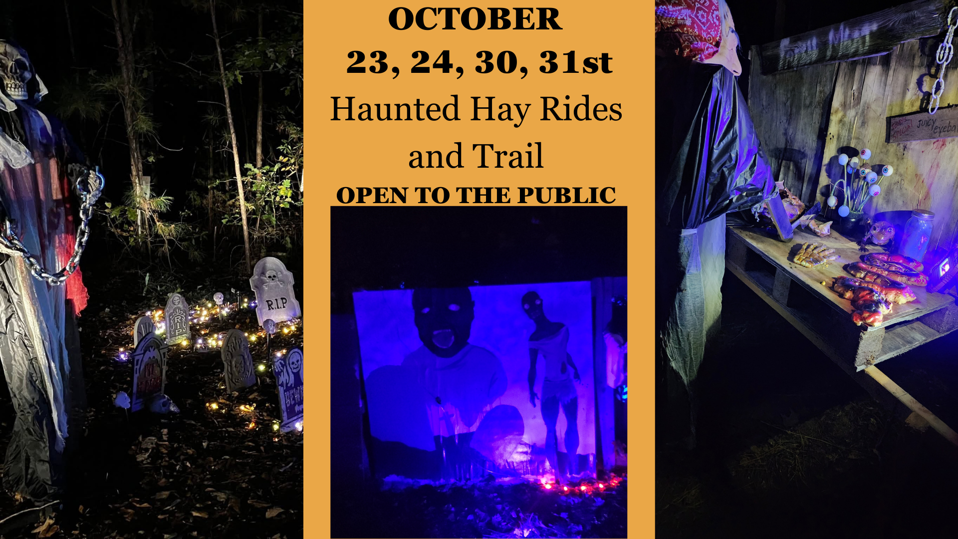 Haunted Hayrides & Trail - A Gary Sinise Fundraiser Photo