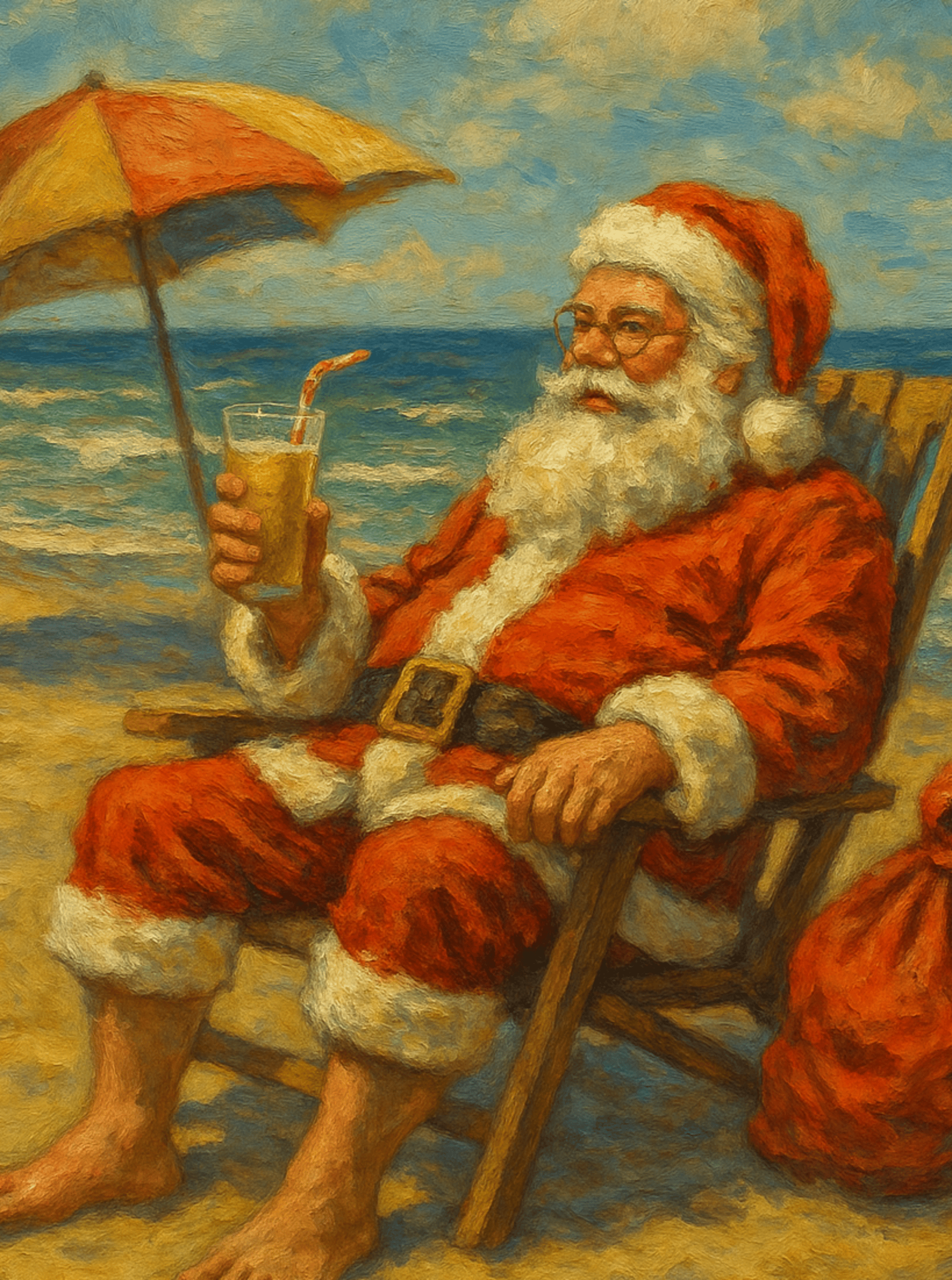 SANTAS SUMMER VACATION (CHRISTMAS IN JULY) Photo