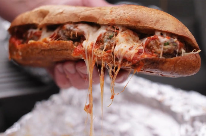 Grilled Meatball Subs