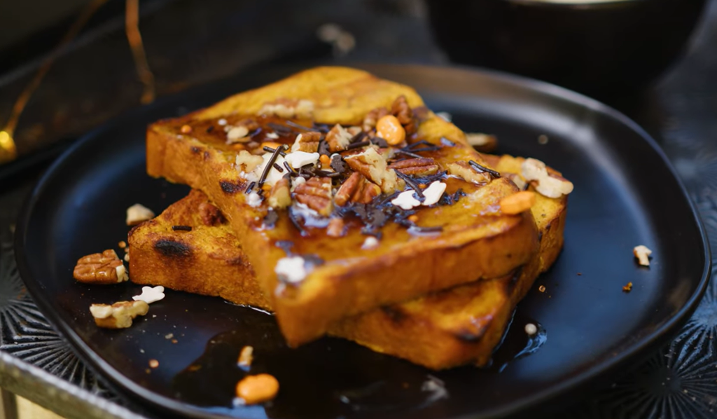 Grilled Pumpkin French Toast