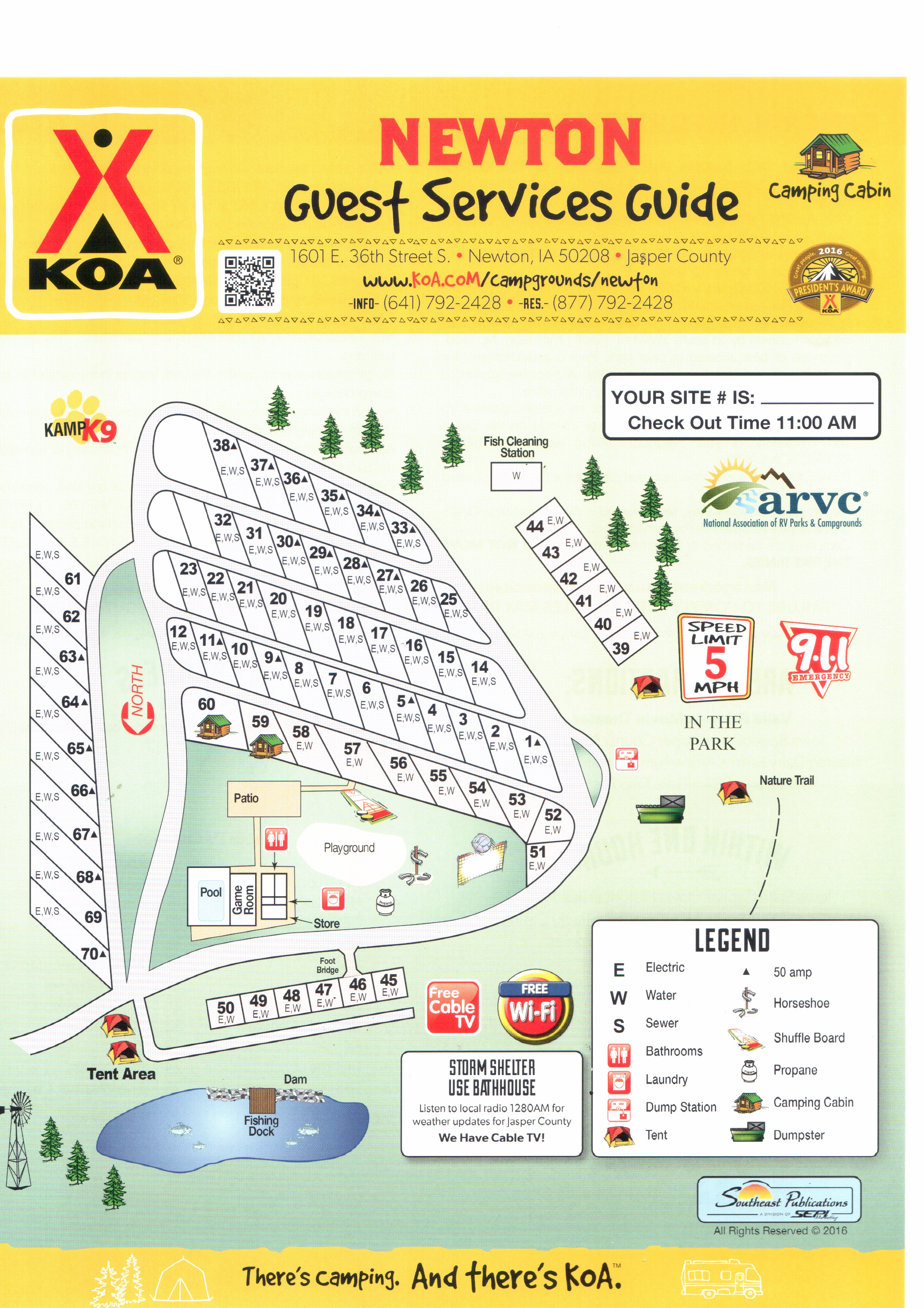 Newton, Iowa Tent Camping Sites Newton KOA