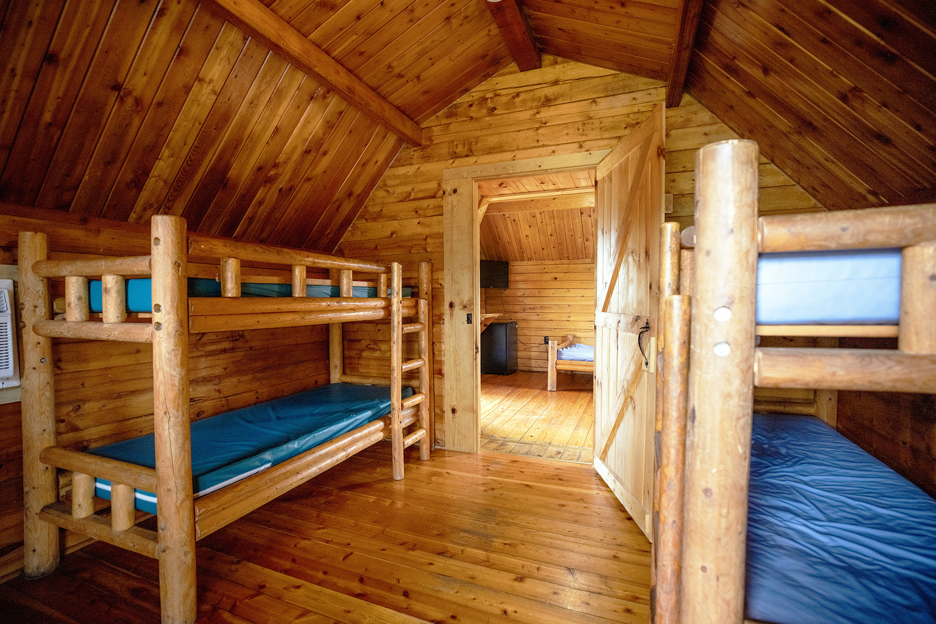 C35 - Camping Cabin, 2 Room (No Bathroom) Climate Controlled, Pond - Sleeps 6