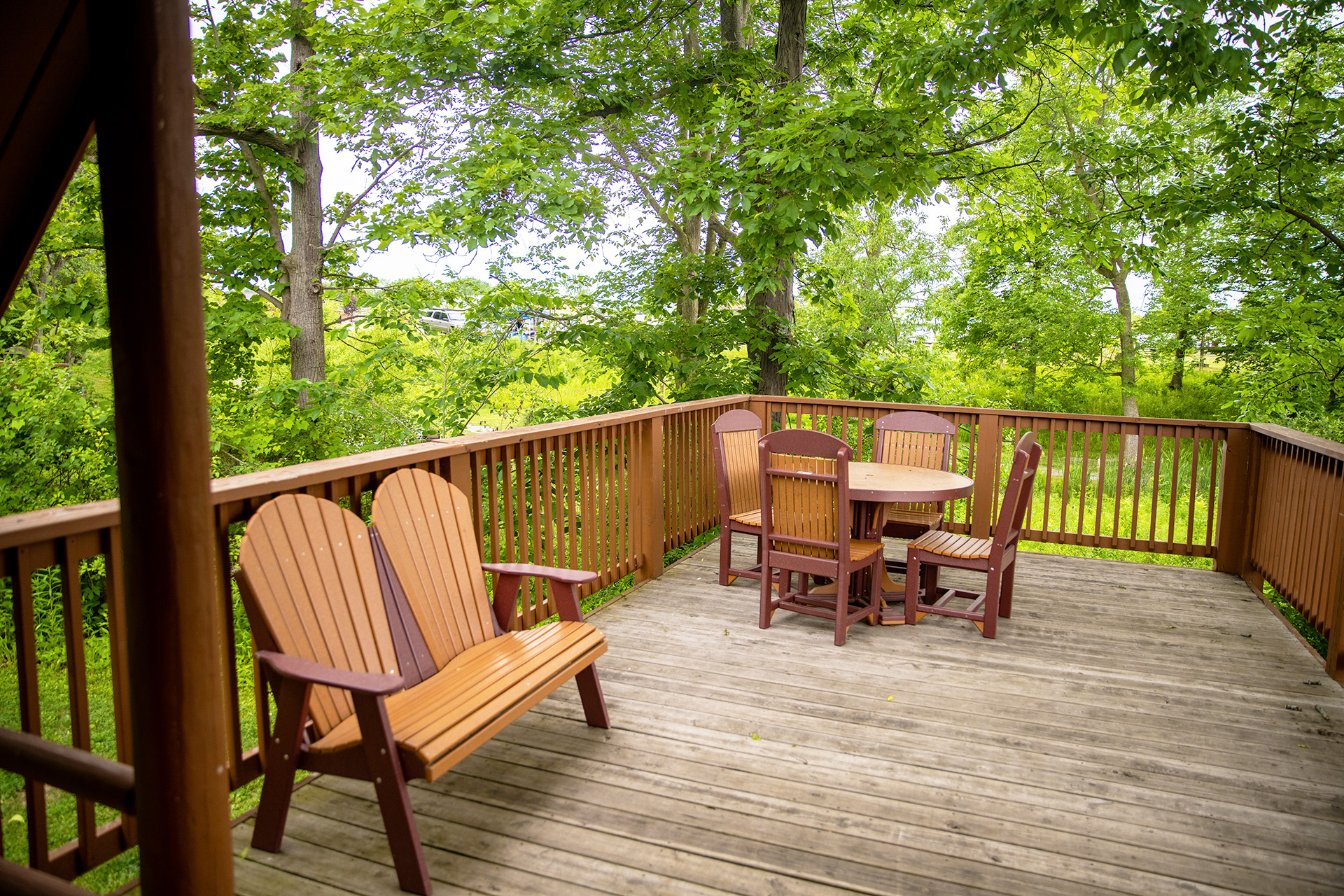B13 - Camping Cabin, 1 Room (No Bathroom) Climate Controlled - Sleeps 4