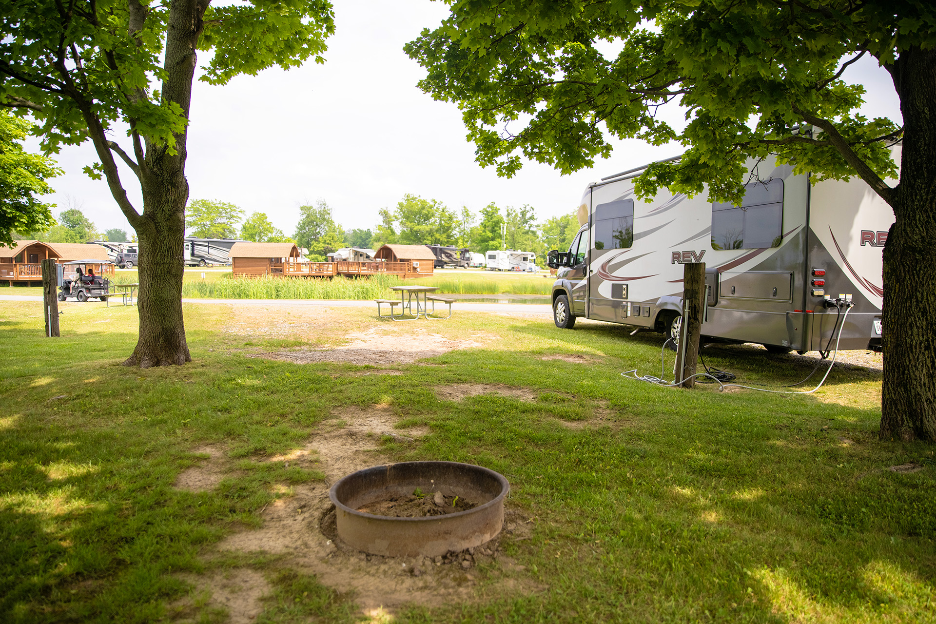 RV - C72, Back-In 50/30 AMPS FHU, Near Pocket Park & Pond