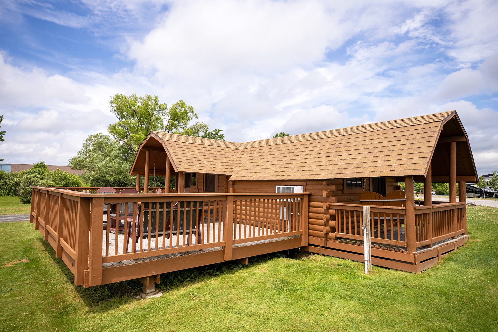 C35 - Camping Cabin, 2 Room (No Bathroom) Climate Controlled, Pond - Sleeps 6