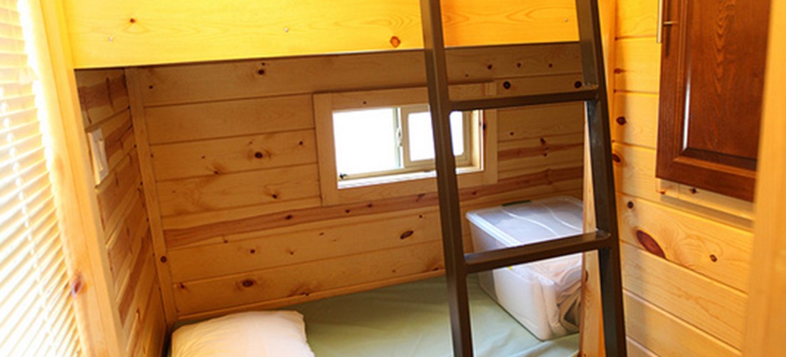Kids will love the bunk room.