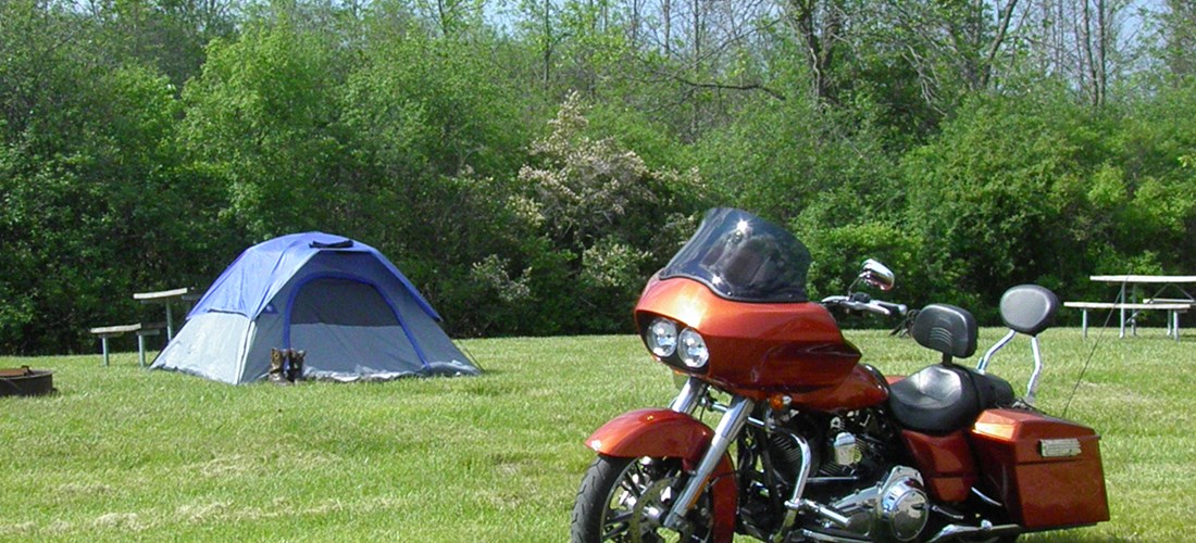 Dry tent site