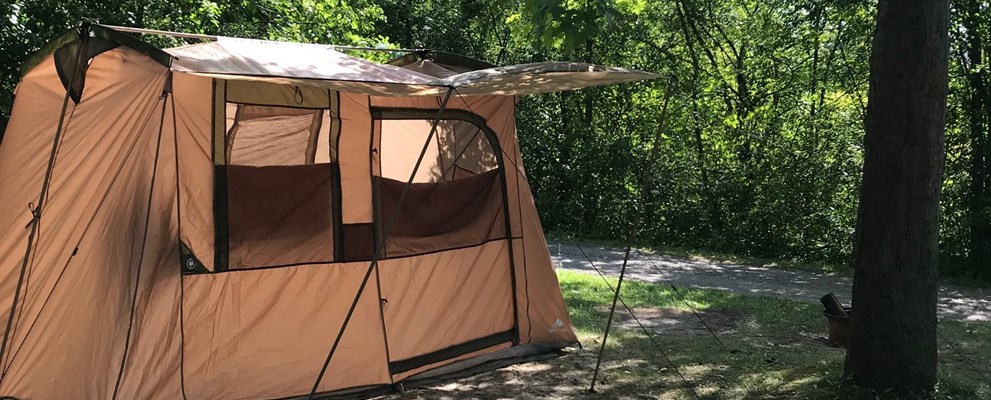 tent without electric and water