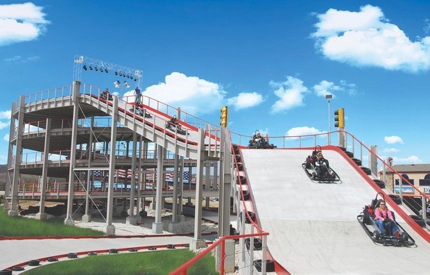 NEW - Mario Kart-Inspired Racetrack