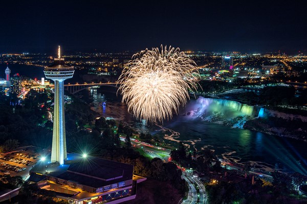 Niagara Falls Fireworks - Every Night Photo
