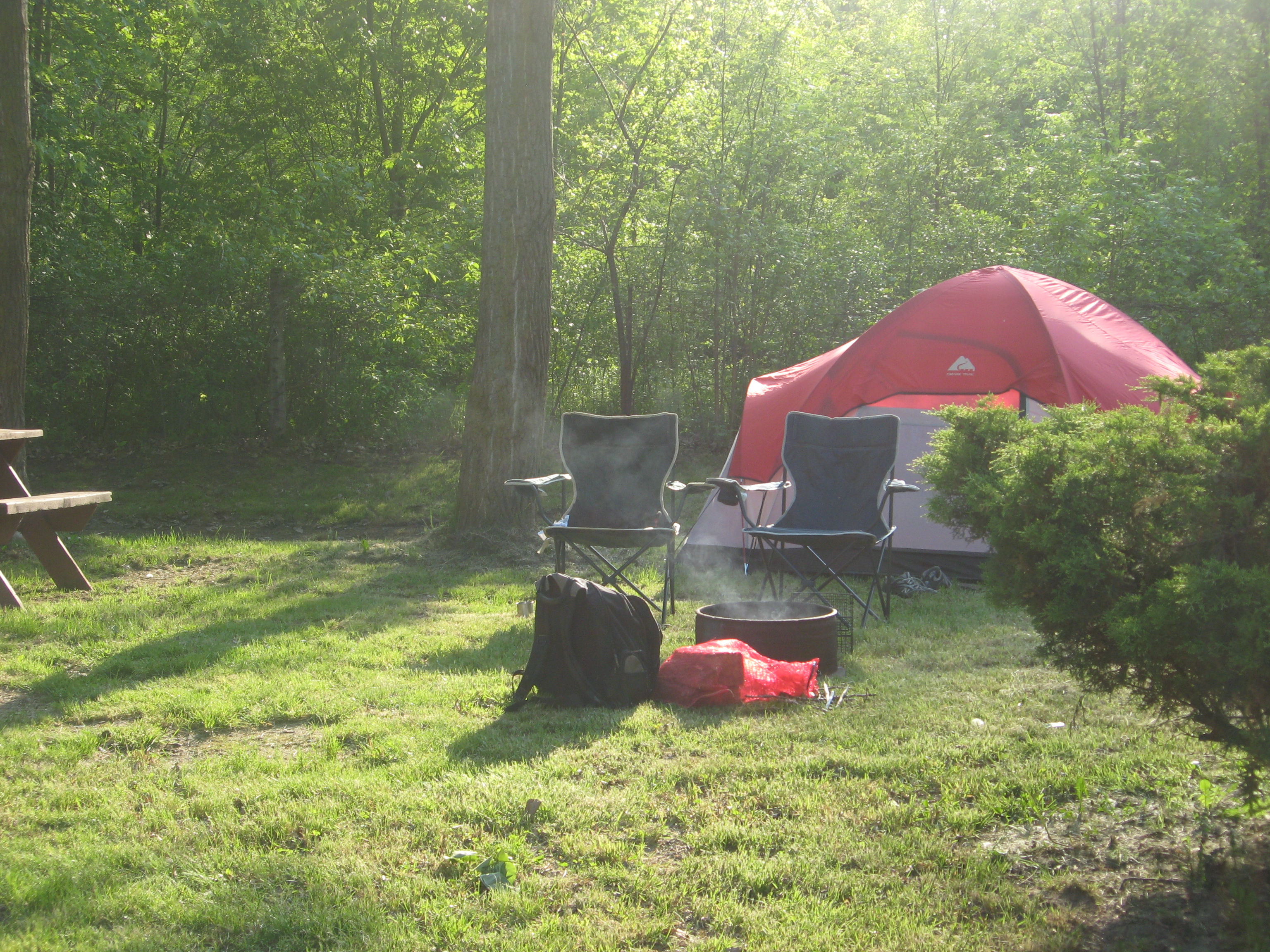 Standard non service tent site