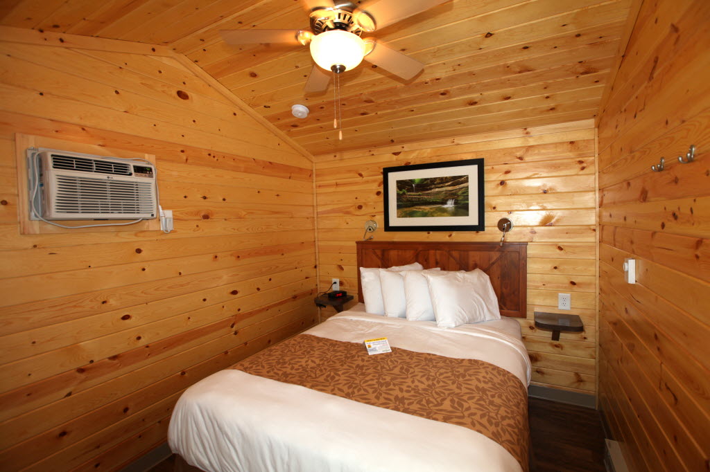 Bedroom with queen bed