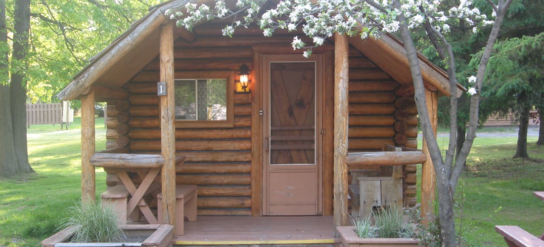 Camping Cabin No Bathroom Pictures Niagara Falls Koa