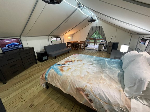 Glamping Tent Interior