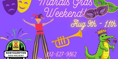 Mardi Gras Weekend. Aug 9th - 11th!