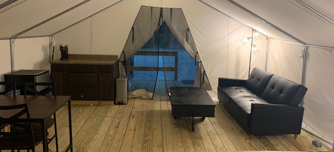 Glamping Tent Interior 2