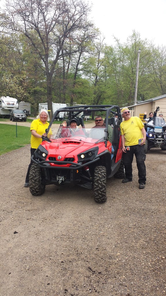 ATV riding.