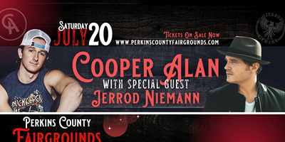 Cooper Alan w/ Special Guest Jerrod Niemann