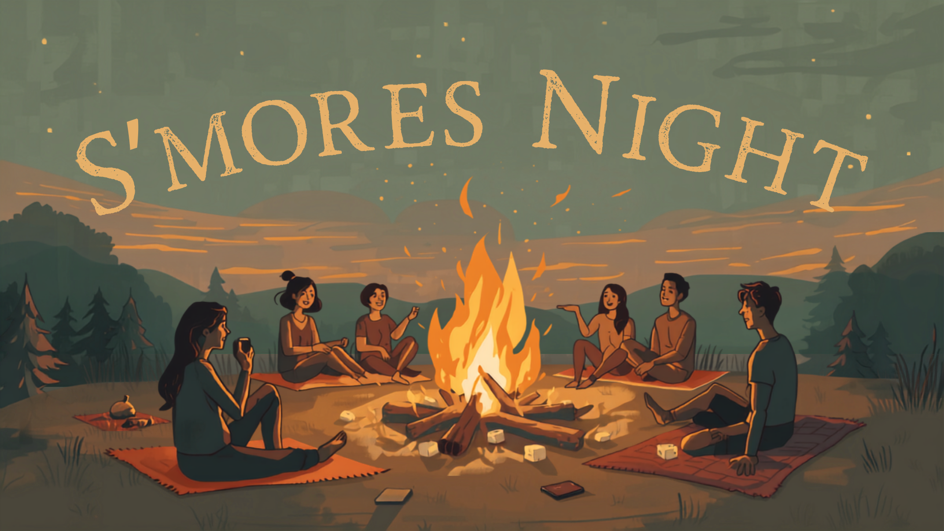 S'mores Social at the Playground Fire Pit Photo