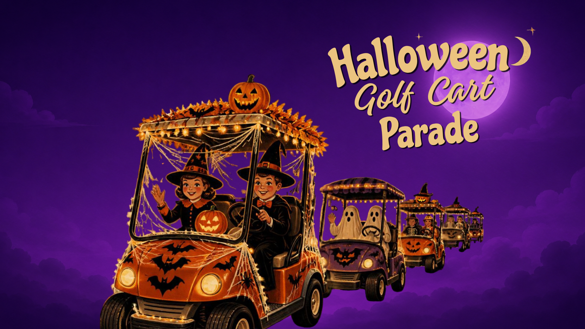 Halloween Golf Cart Parade Photo