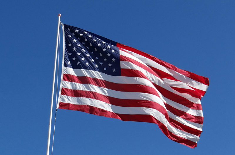 American Flag Ceremony Photo