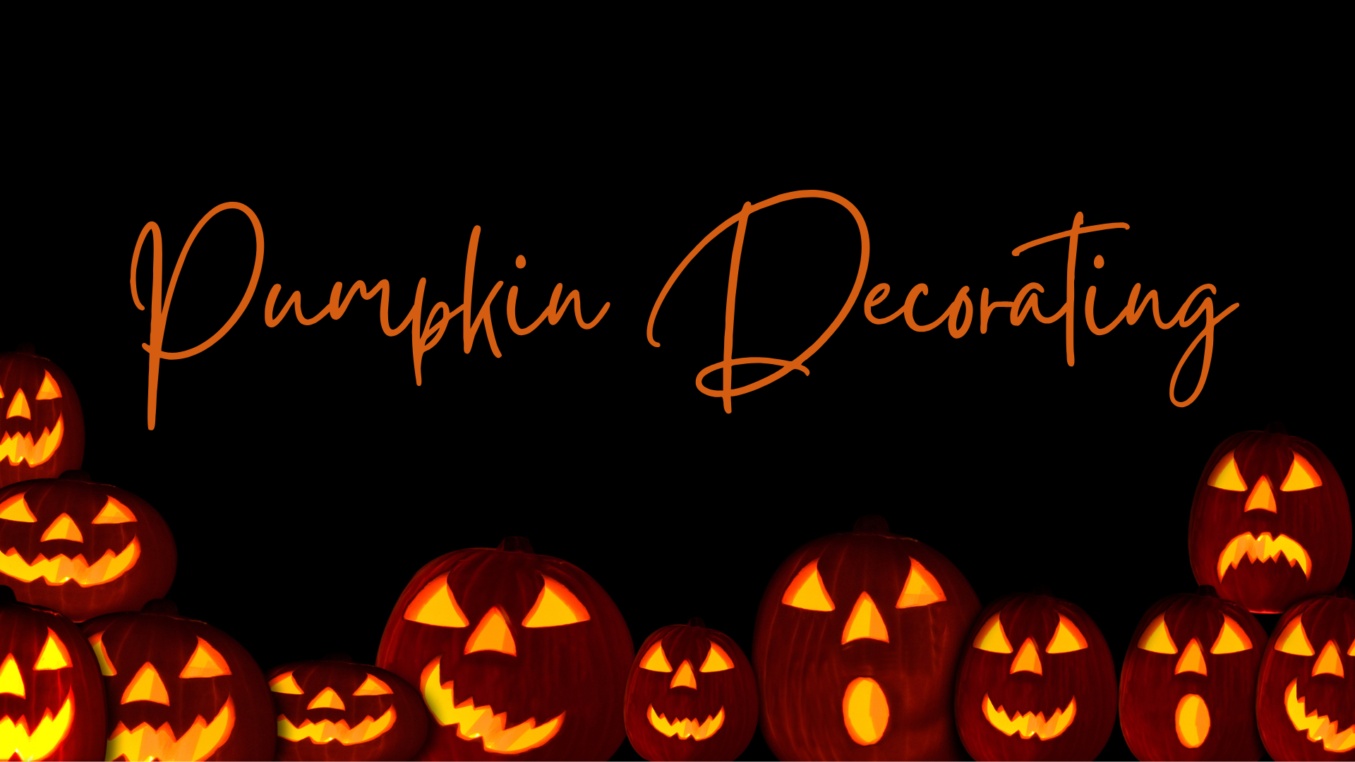 Pumpkin Decorating Photo