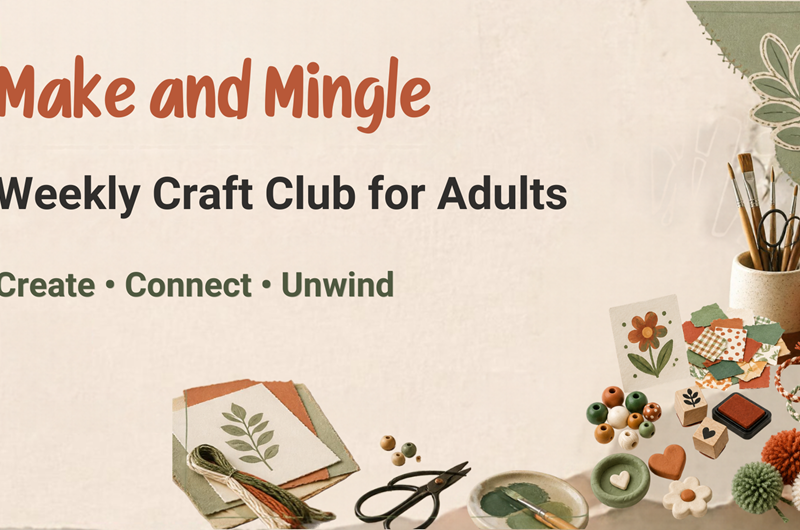 Midweek Make & Mingle Craft Club Workshop Photo