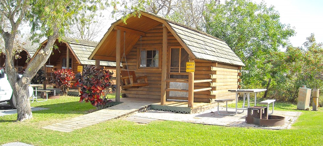 Camping Cabin with A/C for Comfort