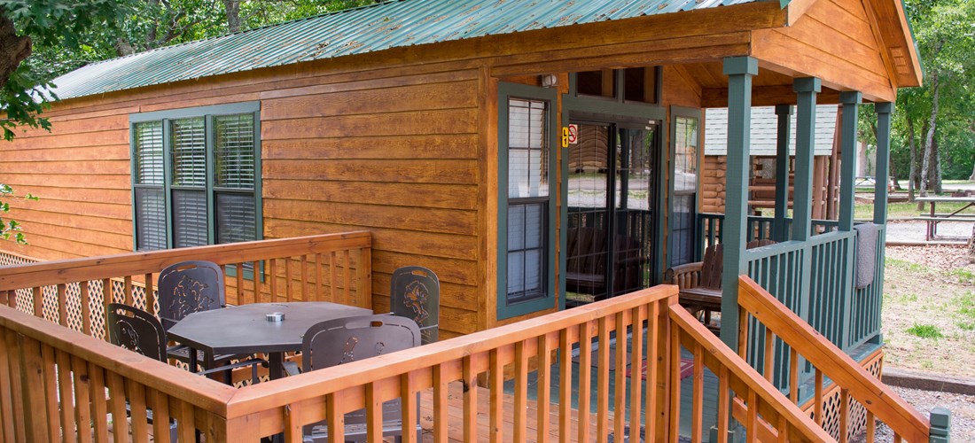 Lodge Cabin Deck