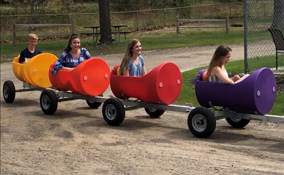 Terrainable Kids Barrel Car Train Ride