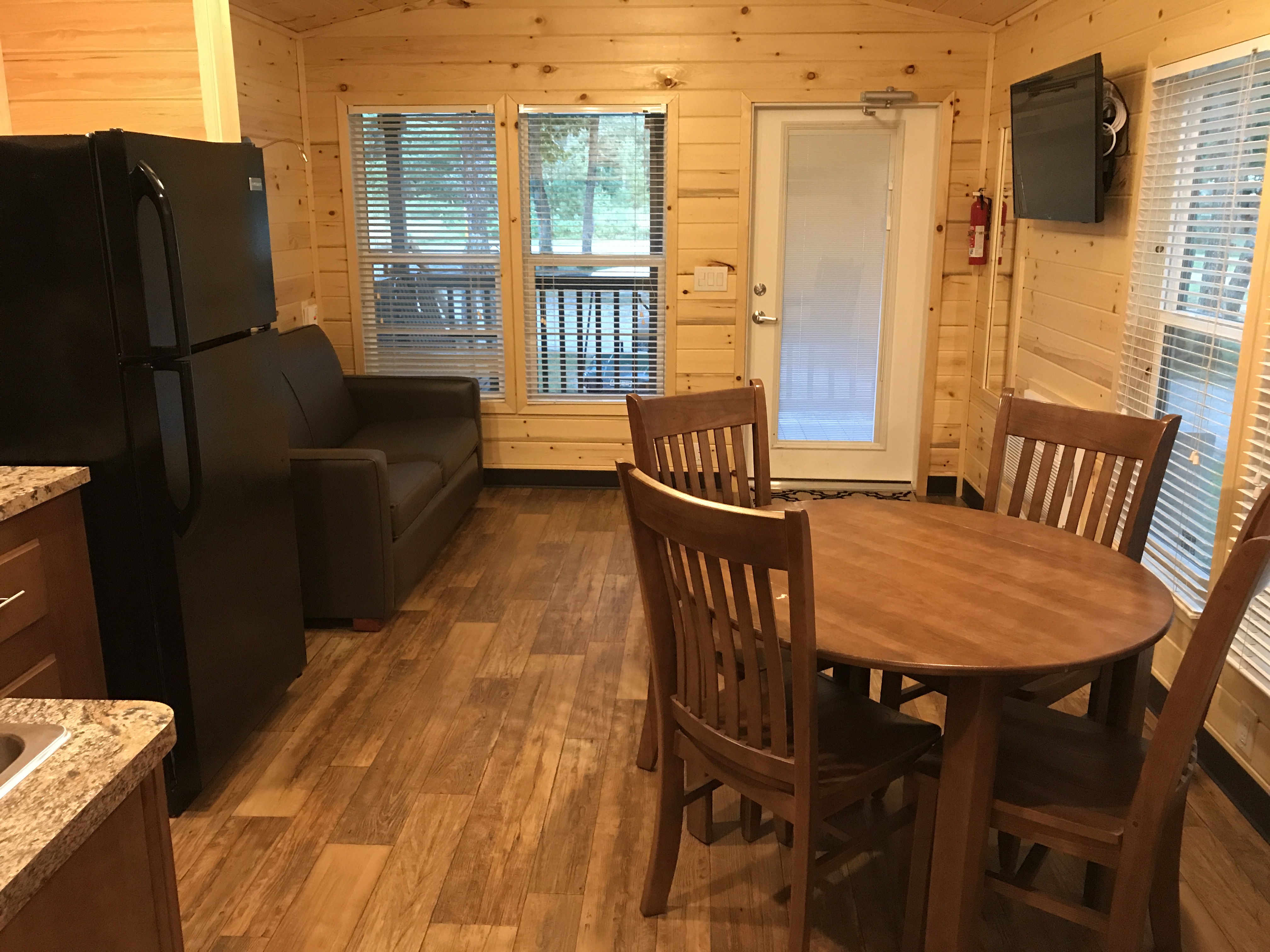 Cabin 118 Alternate View Living Room