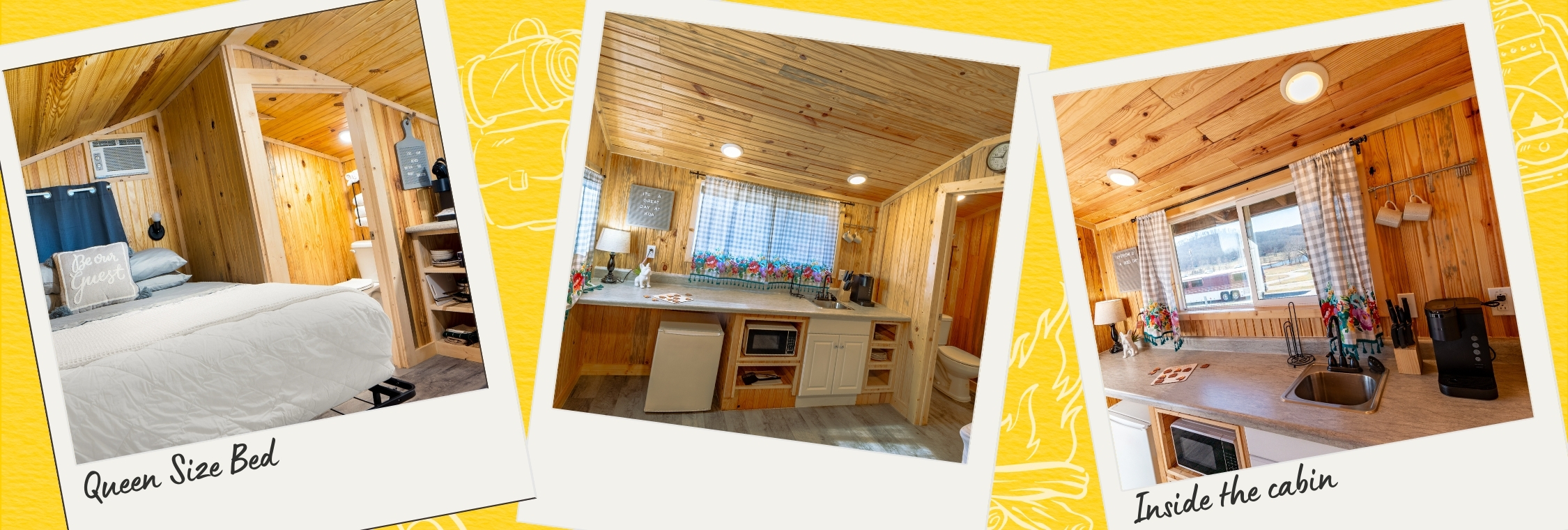 Sunset cabin inside