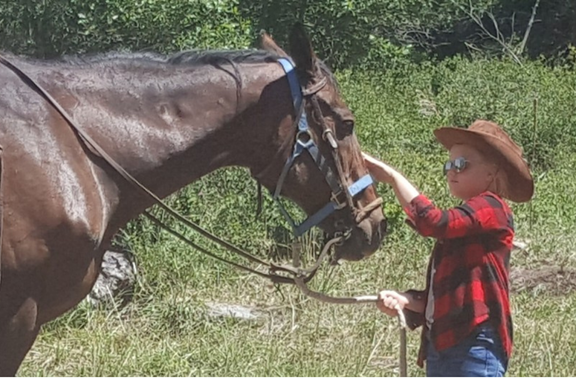 Kids Pony Express Rides at KOA!