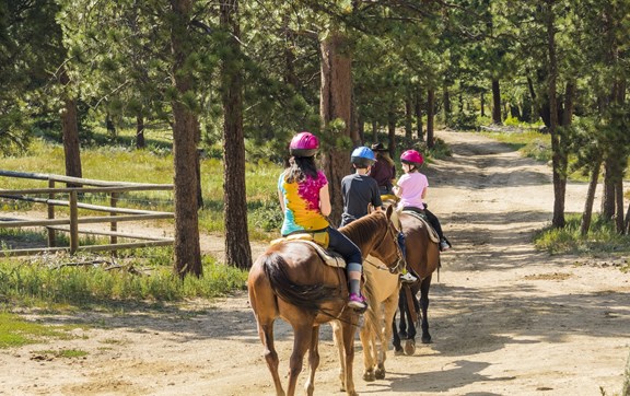 Trail Rides at KOA with Red Mares Trail Rides!