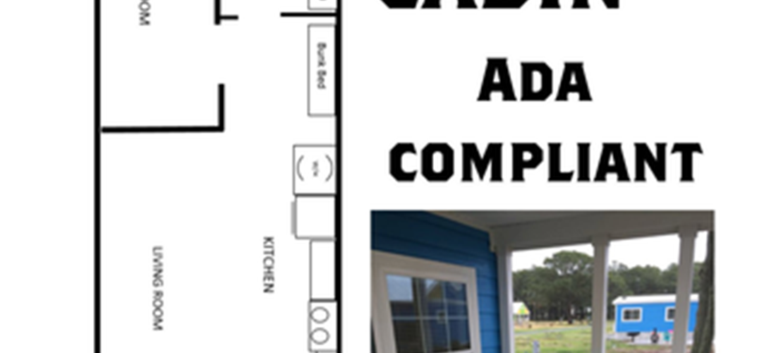 Deluxe Cabin ADA Floor Plan