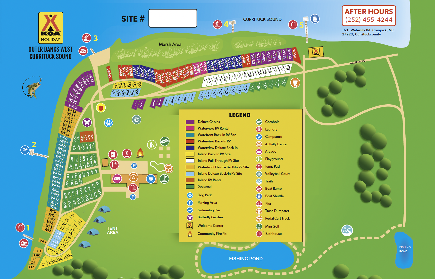 Campground Map Outer Banks West Currituck - 33186sitemapcf259ea1 99be 4441 9be8 C206f87baeb7 