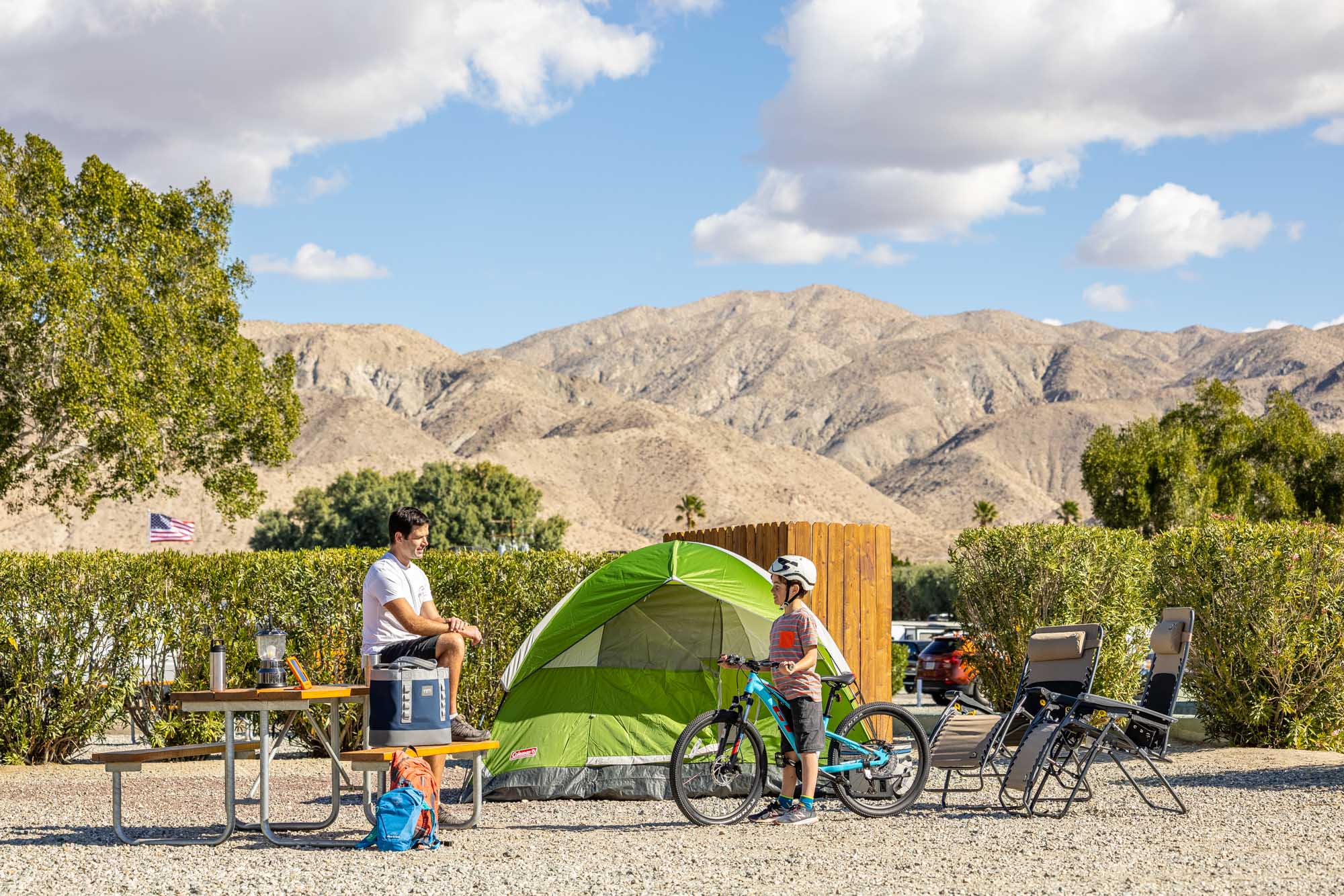 Tenting Campgrounds in Palm Springs Joshua Tree KOA
