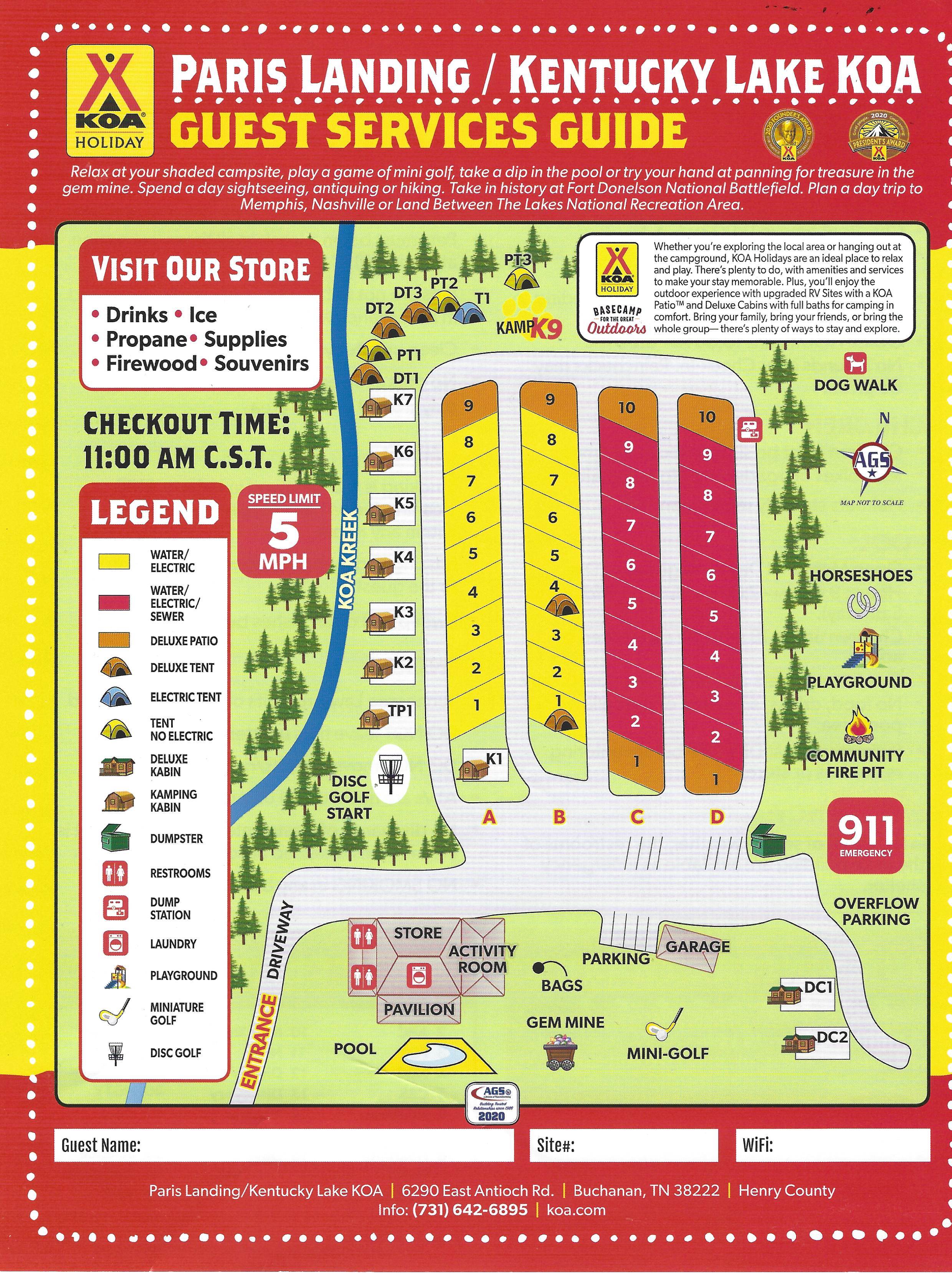 Buchanan Tennessee Campground Map Paris Landing Kentucky Lake Koa Buchanan Tennessee Campground Map Paris Landing Kentucky Lake Koa
