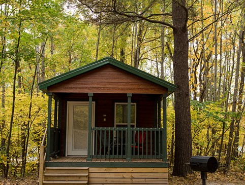 SPRING INTO CAMPING: Cabins Photo
