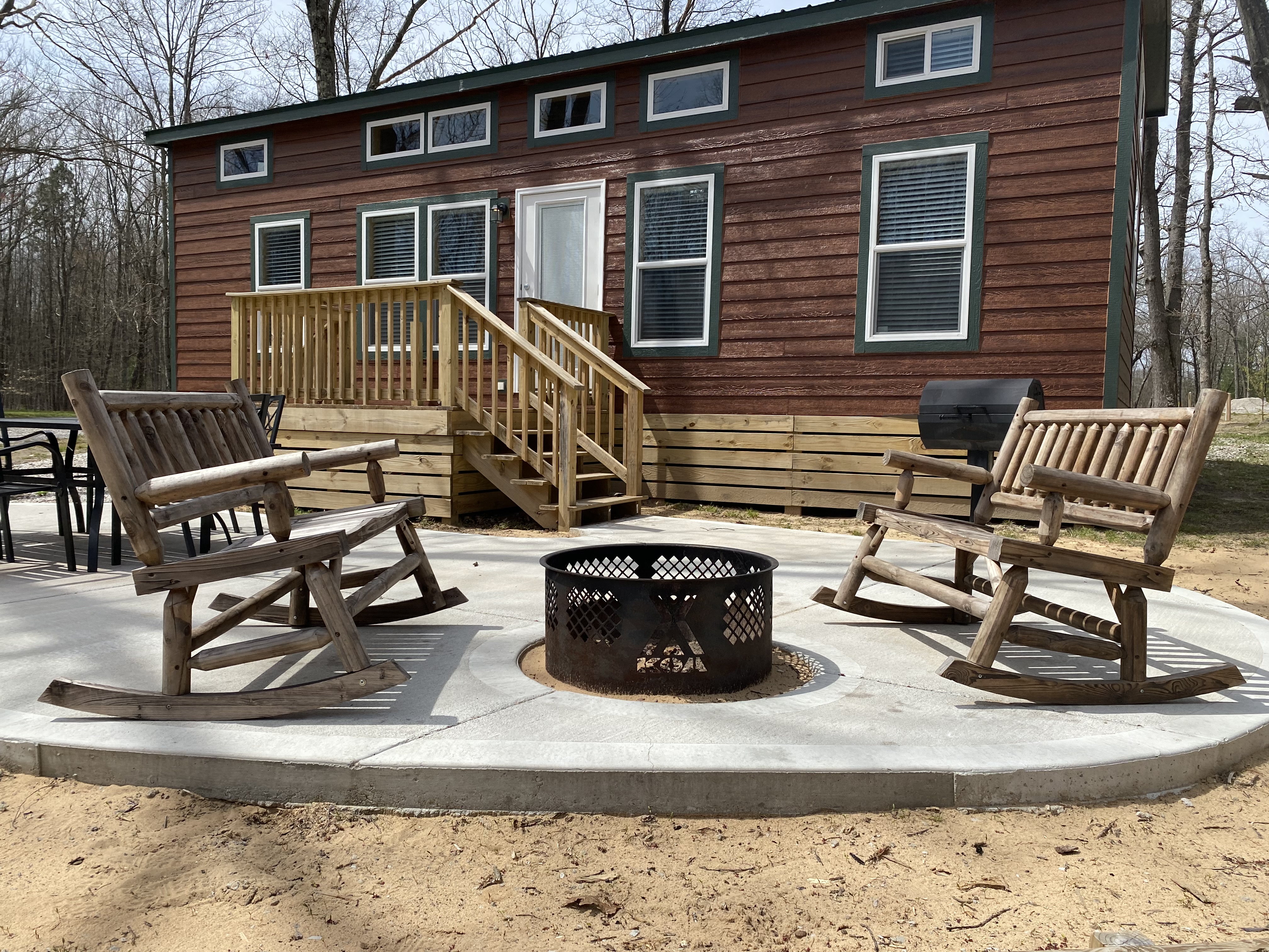 Camping Cabins Ludington East Pere Marquette River KOA
