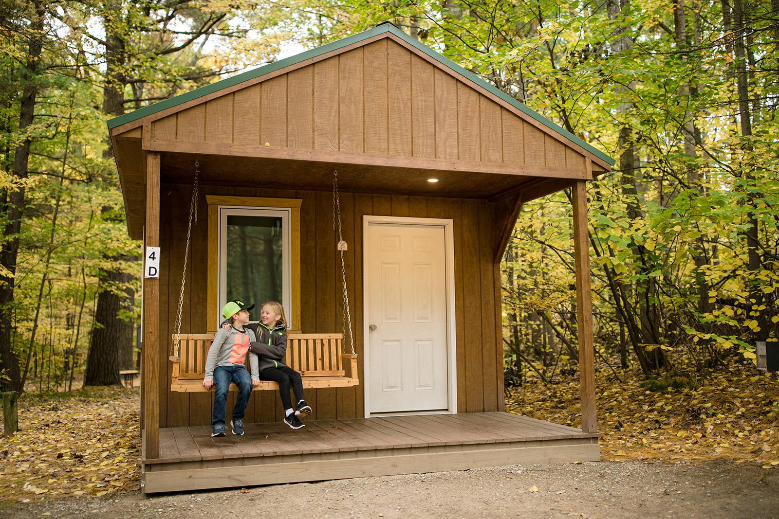 Camping Cabins Ludington East Pere Marquette River KOA