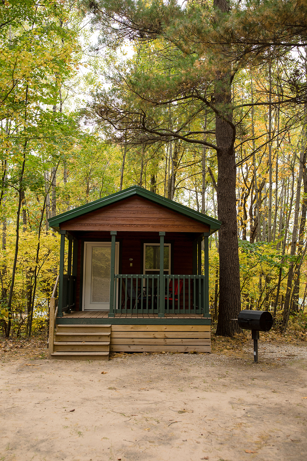 Camping Cabins Ludington East Pere Marquette River KOA