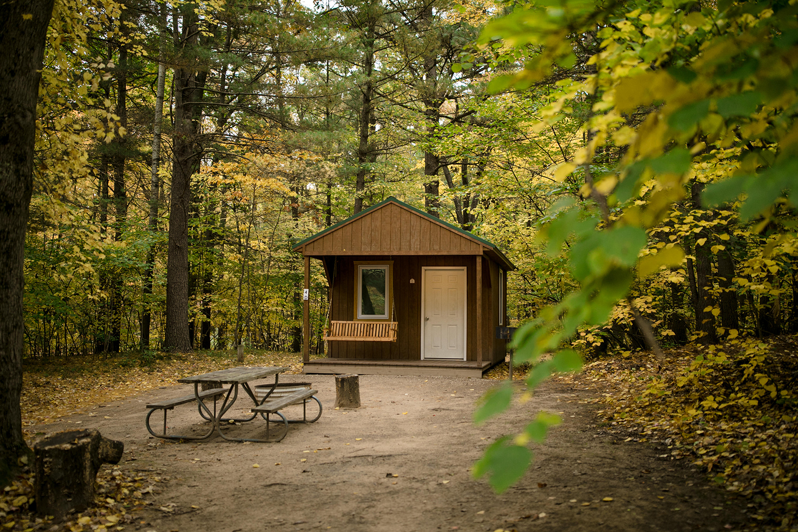 Camping Cabins Ludington East Pere Marquette River KOA