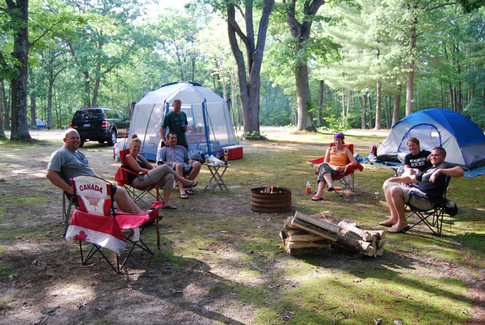 Branch, Michigan Tent Camping Sites Ludington East / Pere Marquette