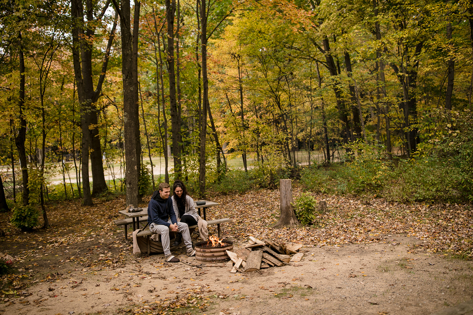 Branch, Michigan Tent Camping Sites Ludington East / Pere Marquette