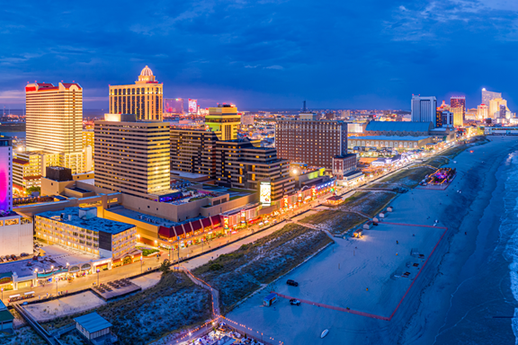 Atlantic City Beach, Boardwalk & Casinos