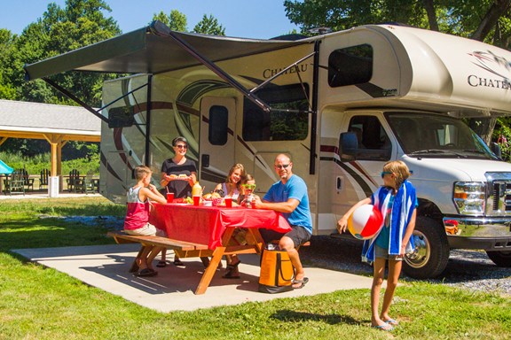 RV Sites close to all the activities